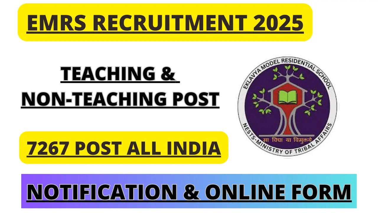 EMRS Recruitment 2025
